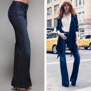 7 For All Mankind Ginger Wide Leg Flare Jeans